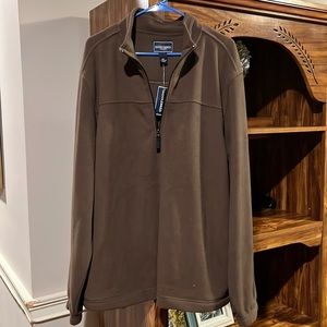 Saddlebred Tall Man mud brown pullover XLT NWT